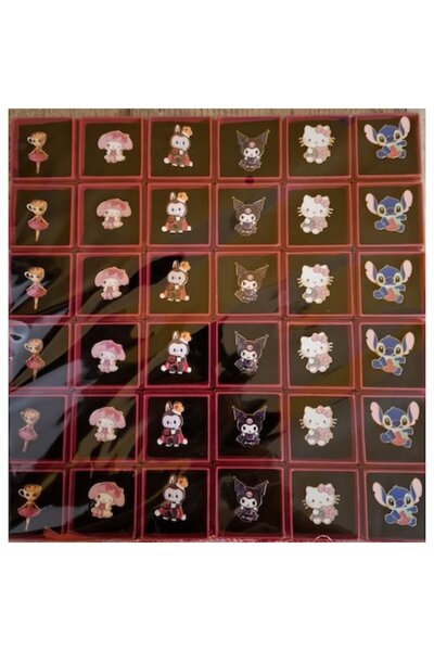 lumixauto Martisoare,Set collection of 36 decorative martisoare Sanrio and Di...