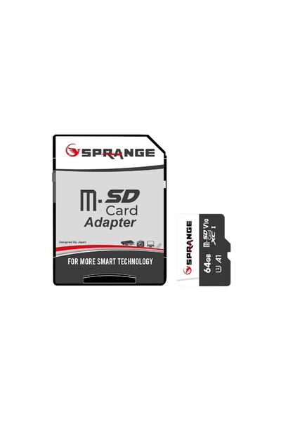 SPRANGE 64 Gb 4K Ultra Hd Micro Sd Memory Card High Speed Uhs-3 100Mb/S 667X