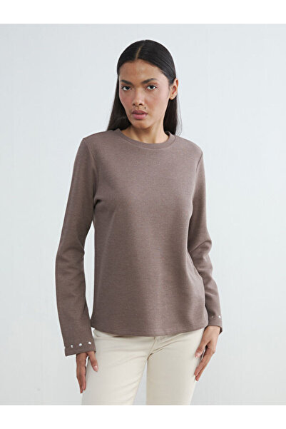 LC Waikiki Rmz Gi̇yi̇m Farkiyla Zero Roba Collar Pearl Detailed Blouse