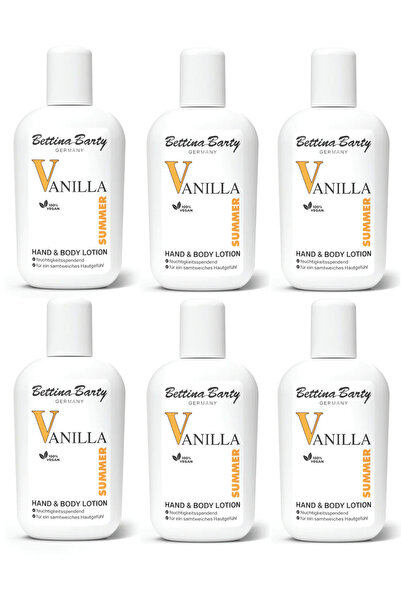 BETTİNA BARTY Vanilla Hand and Body Lotion Mini Size 50 ml 6 Pieces