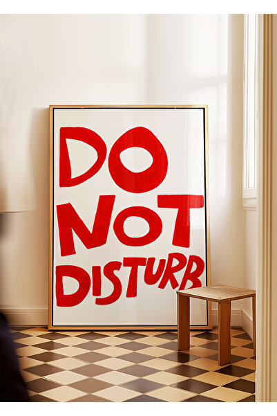 ARTHOUSECOLLECTIVE Nu deranjați - Colecție de tipografii - Poster fără ramă