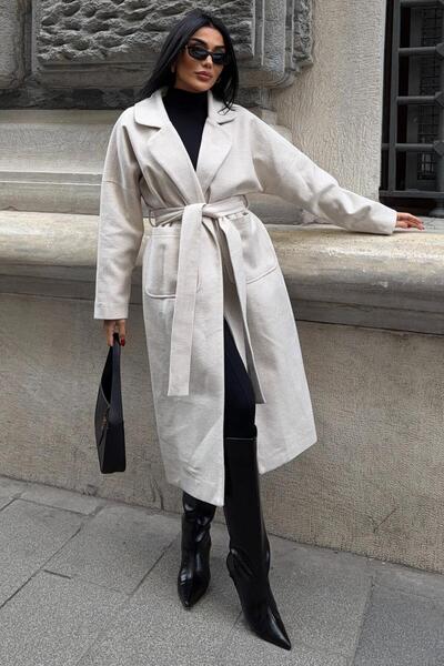 Lijuri Belted cashmere coat 7136