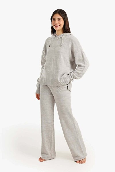 CARINA Knitted pajama set with hood