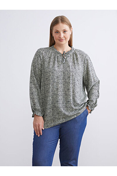 LC Waikiki Unique Products from Freezen Store I Tie Collar Embroidered Blouse