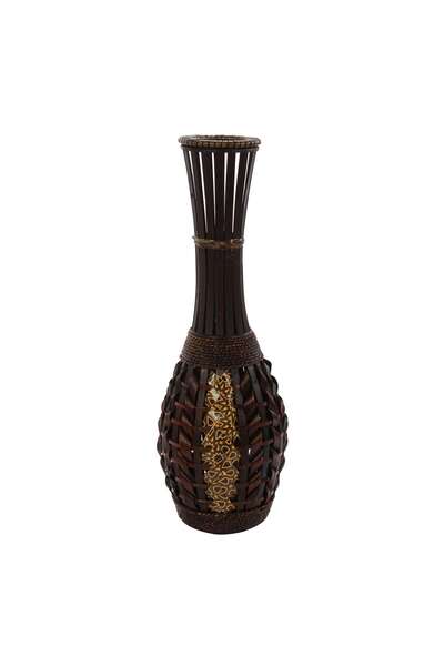 OEM Decorative vase A339, bamboo, brown, 69 cm