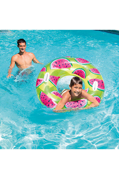 TOHA عوامة بحرية قابلة للنفخ بنمط فواكه من انتكس 107 سم |   تصميمات الأناناس ...