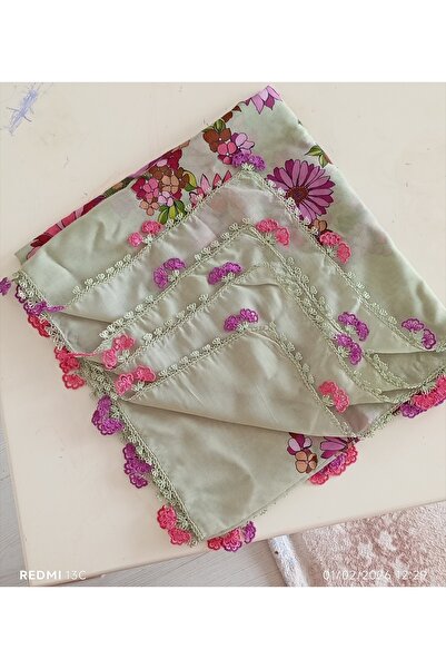 Cenk İğne oyalı desenli yazma