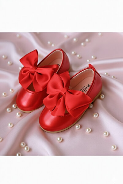 STELLA BUTİK Pantofi de balerină cu fundă pentru fetiță, model complet