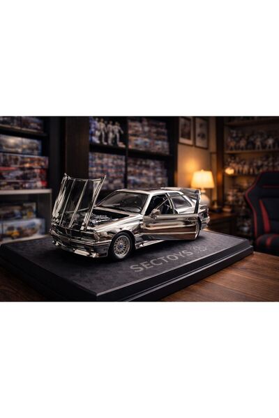 scntoys سيارة بي إم دبليو 3 سيريز إم 3 موديل 1988 باللون الفضي اللامع (E30) س...