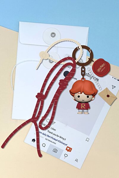 Harry Potter Lisanslı Kazaklı Figür Anahtarlık (Ron)