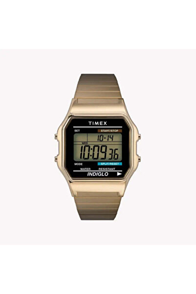 Timex Men's Gold Stainless Steel Watch, Digital Dial | T78677