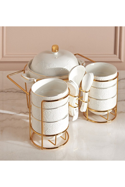 Generic طقم شوربة إيفرين مكون من 15 قطعة