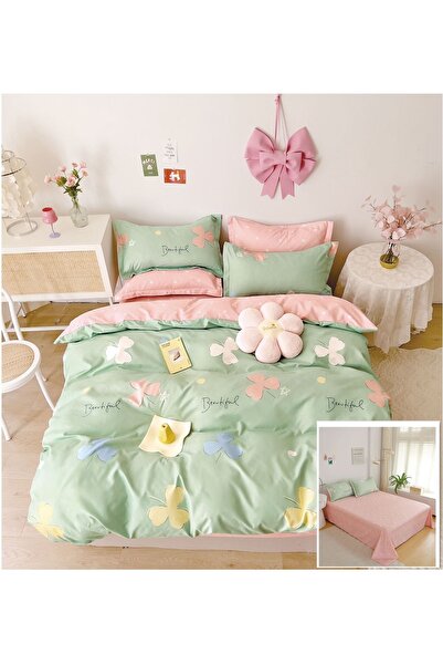 OEM Bed linen, fine cotton 6 pieces, duvet cover 200x230, bed sheet 240x250
