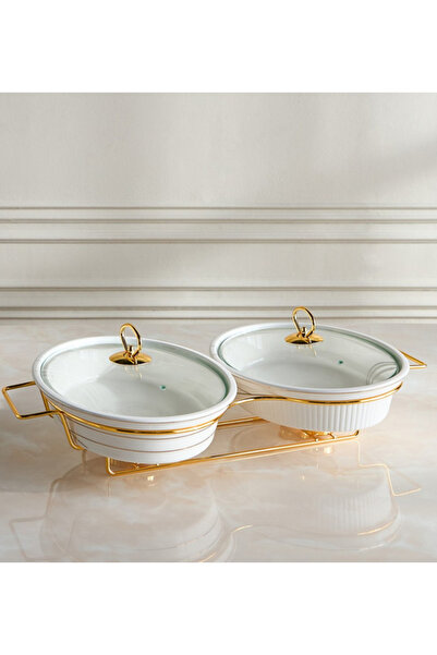 Generic طقم تسخين الطعام من قطعتين من أميرة - 1.3 لتر