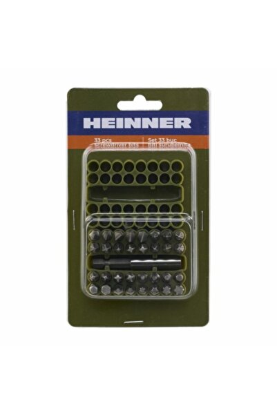 Heinner HR Tool Set – 33 Pieces CR-V Steel Bits CTSM025