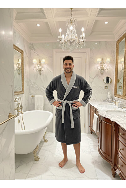 Damlaiso Embroidered Bathrobe