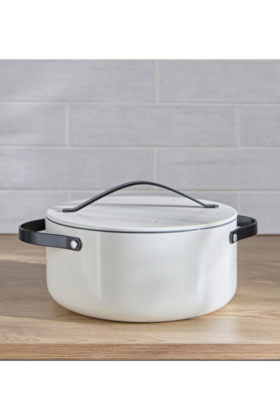 Generic Pristine Aluminium Non-Stick Casserole - 24 cm