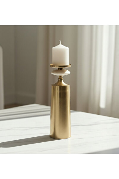 Generic Casa Luxe Decorative Pillar Candleholder - 11 x 11 x 42 cm