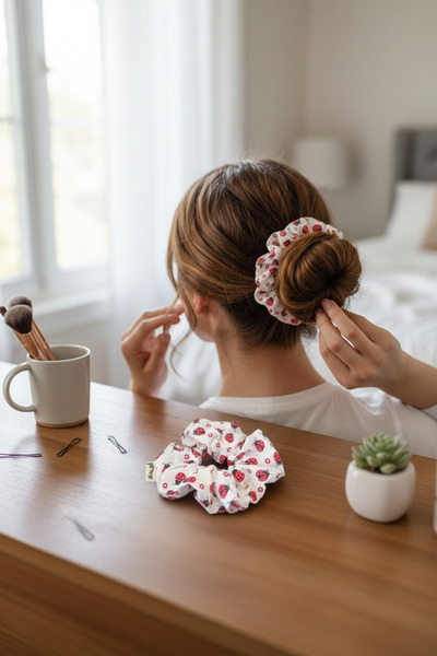 Pirene Coccinella Joy Scrunchie, Elastic Buckle