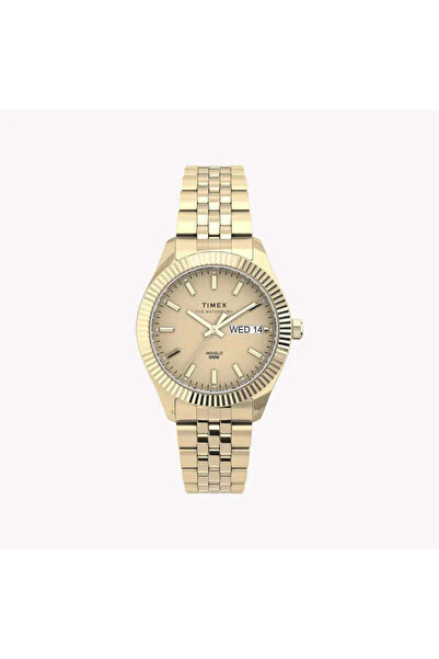 Timex Women's Gold Stainless Steel Watch, Gold Dial | Tw2u78500