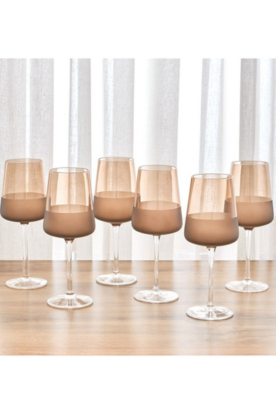 Generic Dahab 6-Piece Stem Glass Set - 380 ml