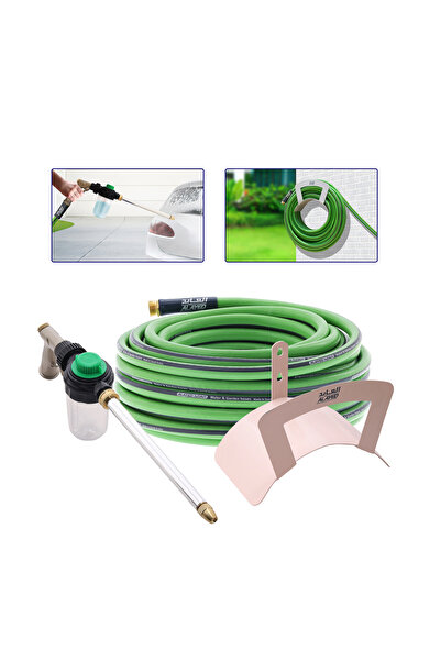 ALAYED 1/2" 15m Water Hose with Wall Mount and Multi-Gun from Al-Aid