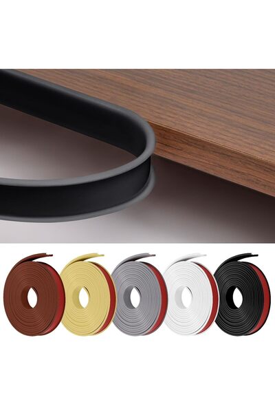 E-PROUSE U-shaped edge banding, self-adhesive, 20mm, 5 meters, Black