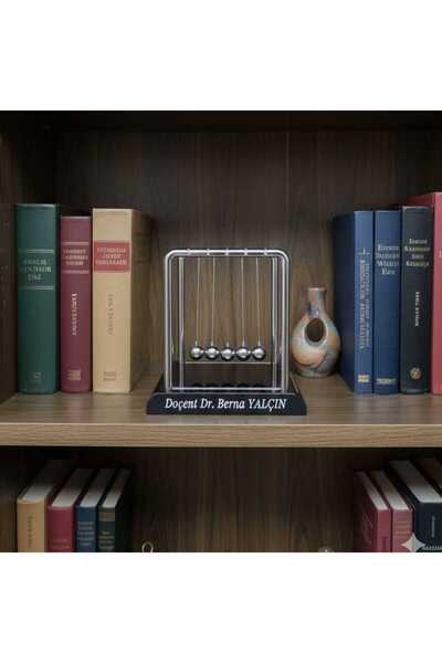 HEDİYENİZ BİZDE Kişiye Özel Büyük Newton Denge Topu İsimlik