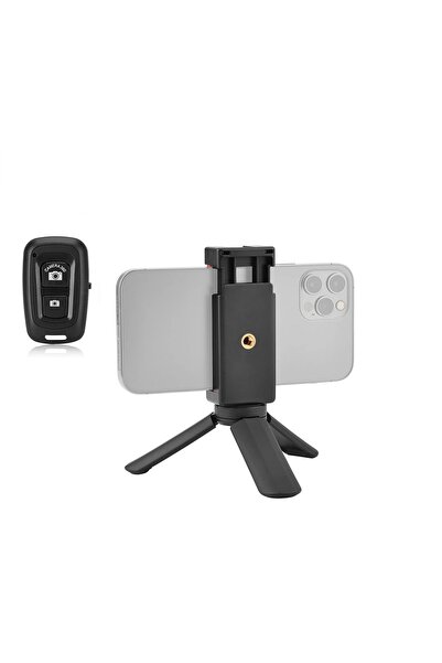 AZT Tüm Cep Telefonları için Mini Tripod, Telefon Tutucu ve Kumanda Iphone Sa...