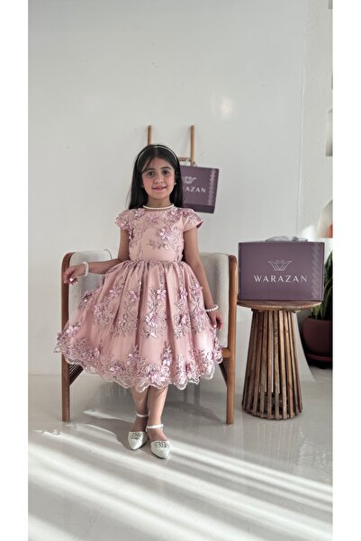 Warazan Elegant girls' dress for special occasions