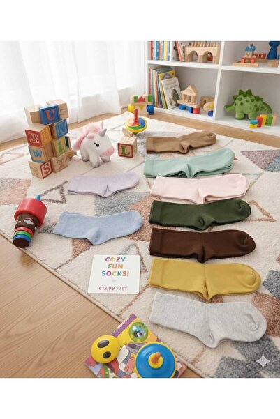 Armis 3 Pairs of Baby & Kids Patterned Socks