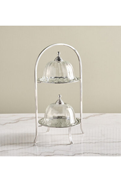 Generic Terreno Two-Tier Cake Stand - 21 cm