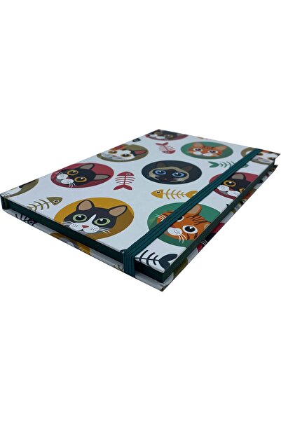 Nacario دفتر ملاحظات غير مُبطن من نركريو شوب بتصميم القطط ذات الأسنان المدببة...