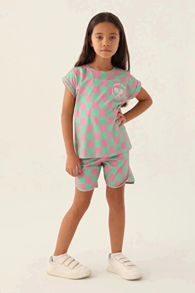 Rolypoly Girl's Green Shorts Set
