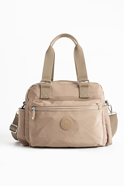 Sanmorris 4018 Women's Parachute Fabric 4-Compartment Crossbody Hand and Shou...