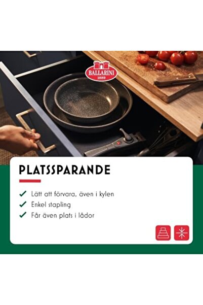 Nacario Nrcrioshop Torre Frying Pan Set, Ceramic Coating, 24 + 28 Cm, Suitabl...