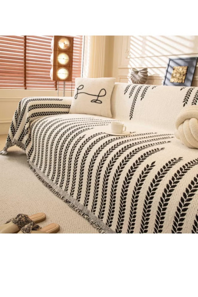 Generic Double-sided chenille sofa cover, stylish sofa cover (multiple sizes ...