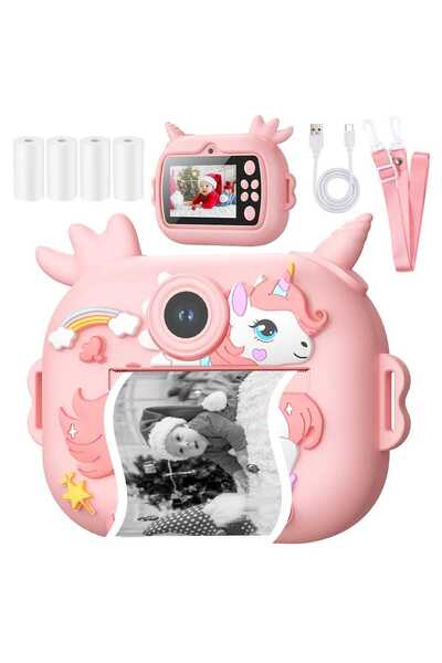 VALA ® 4K UNICORN Детска камера с незабавен печат