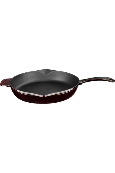 Yıldızan Esnshop Metal Premium Series - Cast Iron Frying Pan, Round, 28 Cm, M...