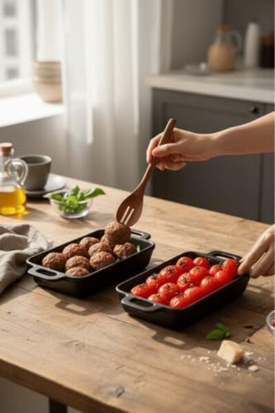 Nacario Nrcrioshop Life 2-Piece Ceramic Black Sauce Bowl with Handle Appetize...