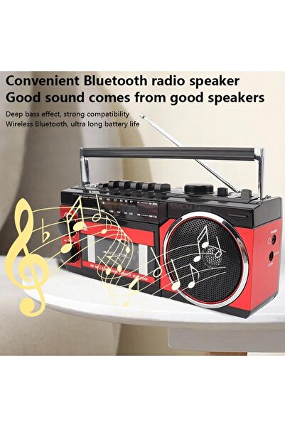 Yıldızan Storesellm PuXing PX-250BT Müzik Seti Kasetçalar FM Radyo USB MP3 Pl...