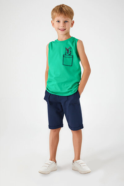 Rolypoly Boy's bermyuda set - green