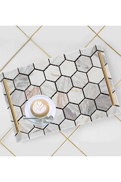 Generic LOWHA Decorative Acrylic Serving Tray