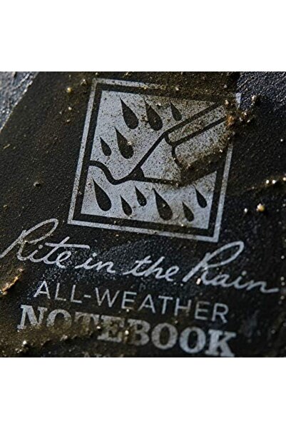 Nacario Nrcrioshop in the Rain 773 Black Allwetter Universal Spiral Notebook,...