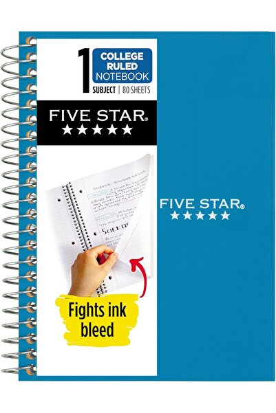 Nacario Nrcrioshop Star Personal Notebook, College Checked , 7 "X 4 3/8", 80 ...