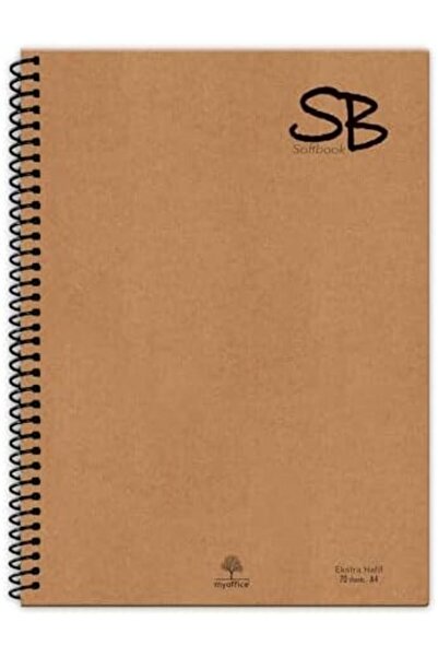 Yıldızan esnshop SB A4 70 يو بي. غلاف دفتر ملاحظات حلزوني من الورق الخفيف مسط...