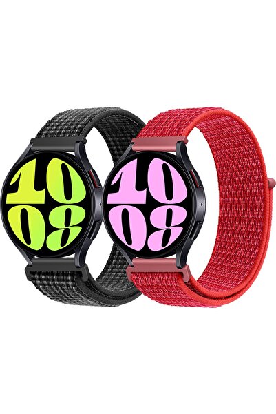 EACHE Curea Nailon Samsung Galaxy Watch 4/5/6/6 Classic 40/44/43/47mm, Watch ...