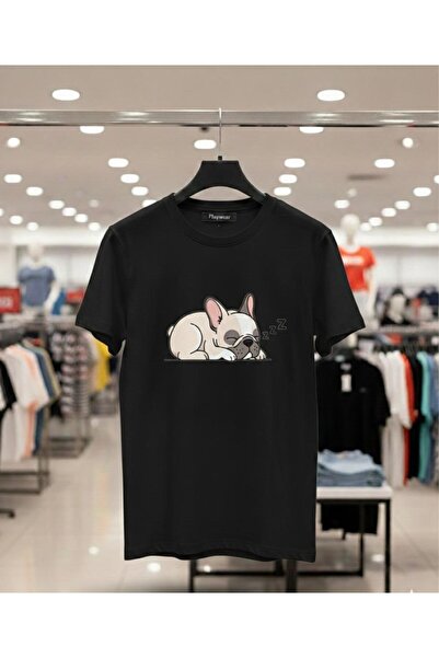 playwear PLAY WEAR Unisex Χαλαρή Εφαρμογή TATLIŞ KÖPİŞ V2 Μπλουζάκι με στάμπα...