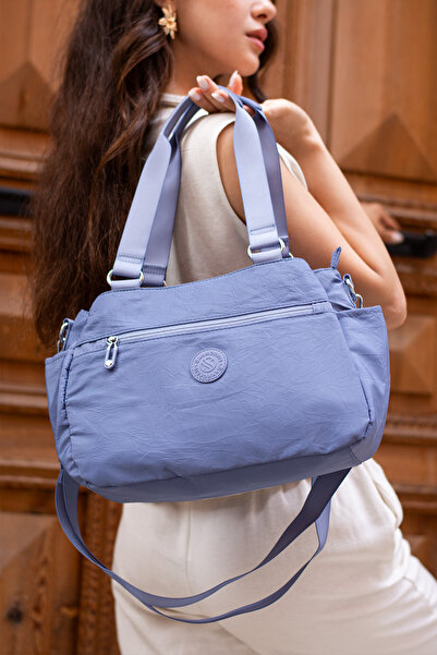 Sanmorris 4016 Women's 5-Compartment Waterproof Parachute Fabric Adjustable C...