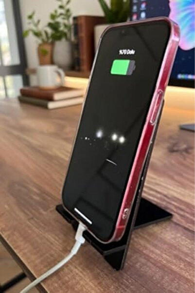 Nacario حامل هاتف وتابلت خشبي لسطح المكتب من NrcrioShop - مانع للانزلاق أجهزة...